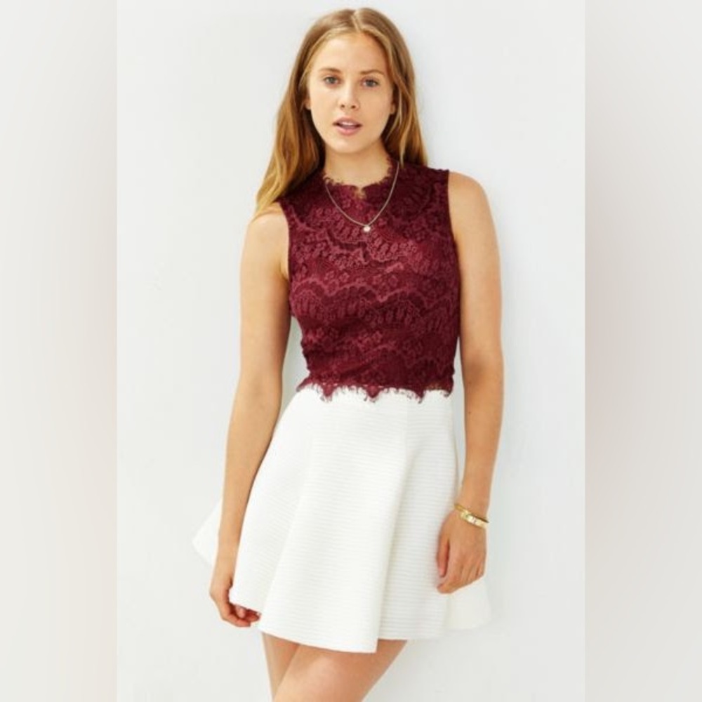 Urban Outfitters Kimchi Blue lace crop top